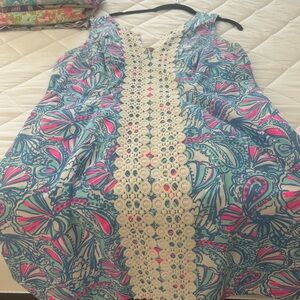 Lilly Pulitzer Blue and Pink Dress